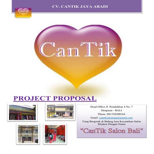 Proposal canTik salon Bali