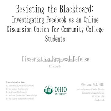 Proposal defense slideshow