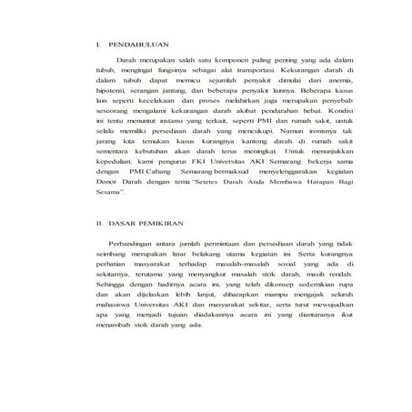 Proposal donor darah fki 2017