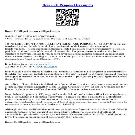 Proposal Example Essay | PDF | Science