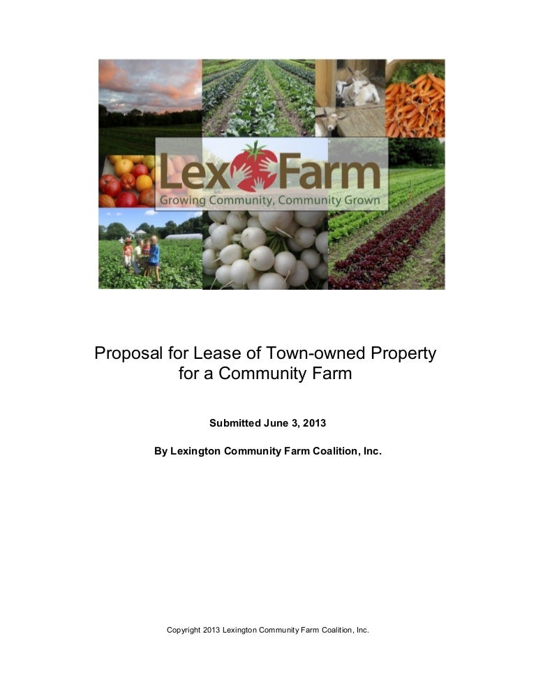 Lexfarm S Winning Proposal For Lexington Community Farm Lexfarm S Winning Proposal For Lexington Community Farm