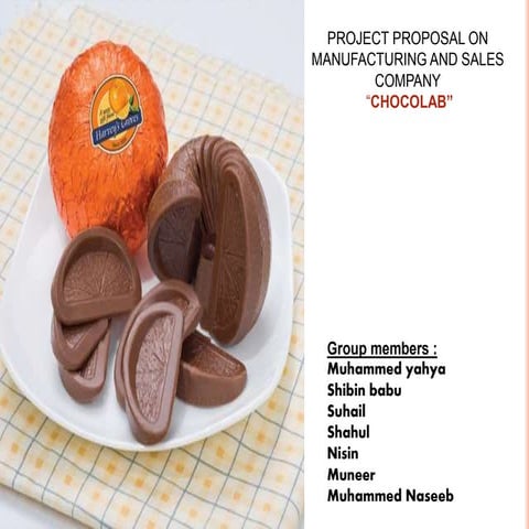 Proposal for a choco company