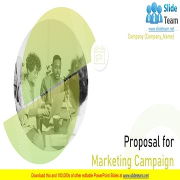 Proposal For Marketing Campaign PowerPoint Presentation Slides