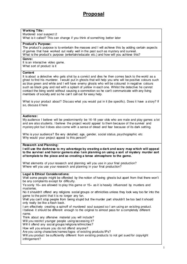 Proposal for the interactive game