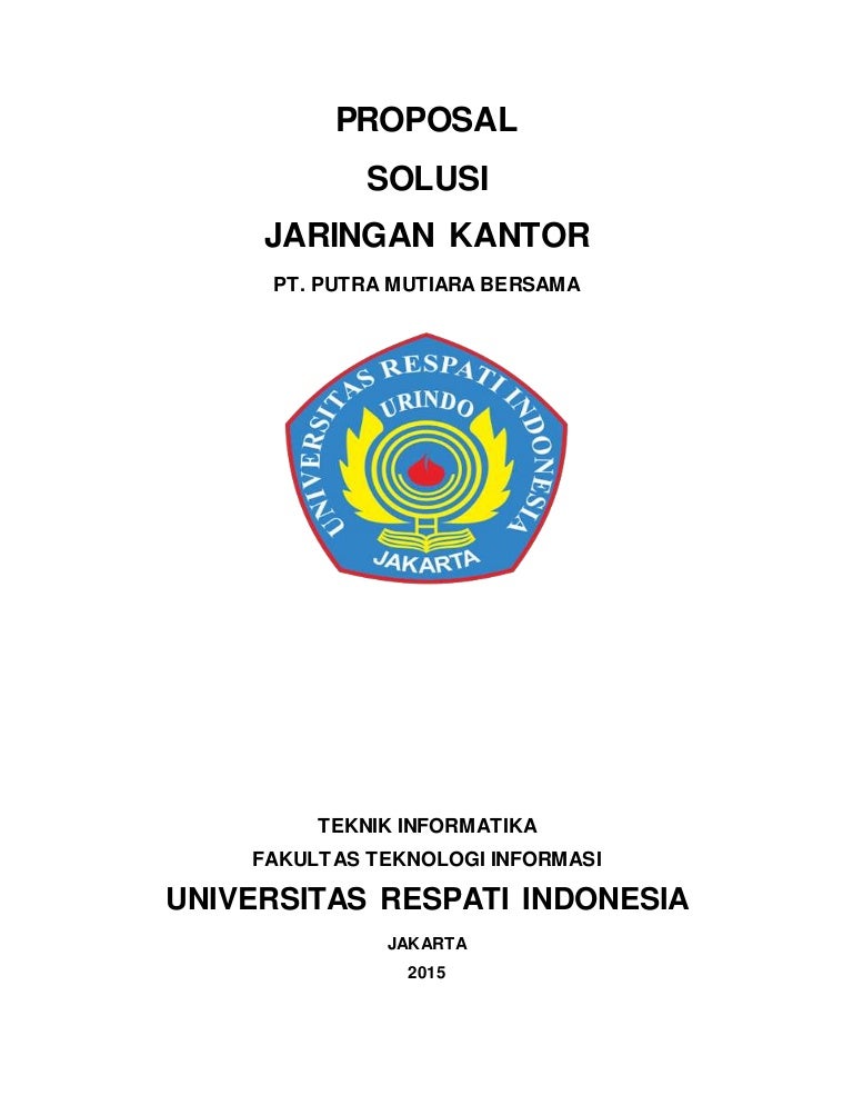 Proposal Jaringan Komputer Proposal Jaringan Komputer