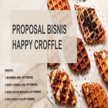 Proposal Bisnis Happy Croffle