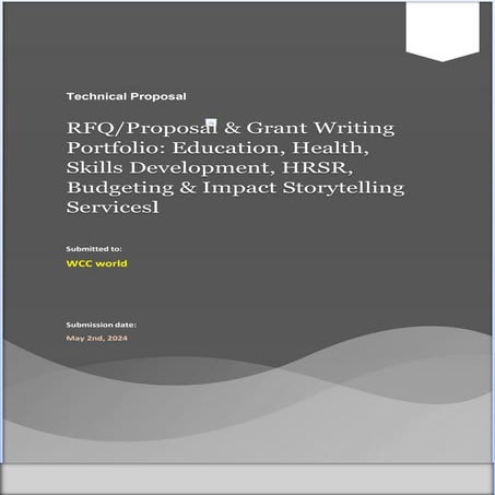 Collaborative Development Proposal for NGOs & GOVs