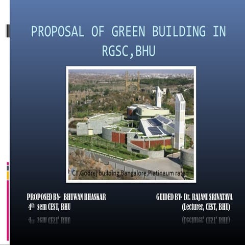 Proposal of green building in