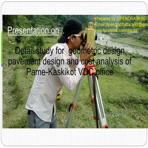 presentation on Proposal for road survey & construction