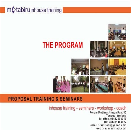 Proposal pelatihan 2015