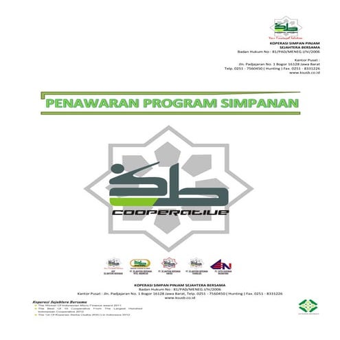 Proposal Penawaran Deposito KSB