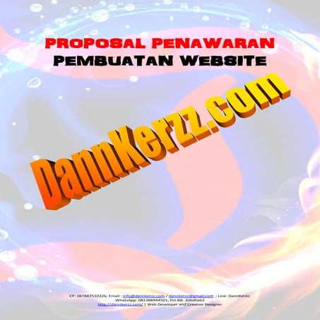 Proposal penawaran pembuatan website