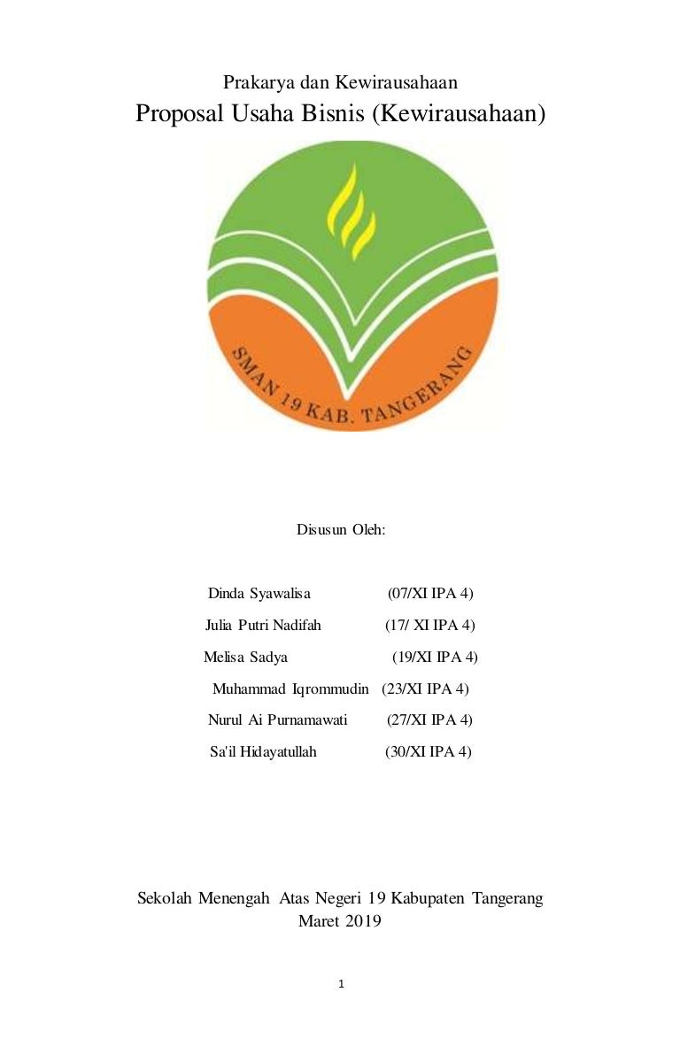 Contoh Proposal Pkwu Sma
