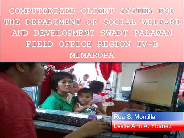 System Analysis and Design Proposal presentation