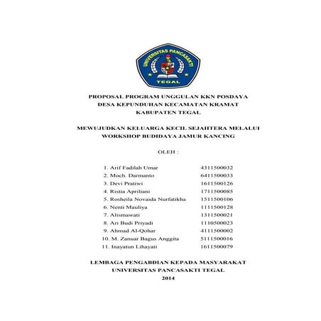 68284378 proposal-kkn | DOC