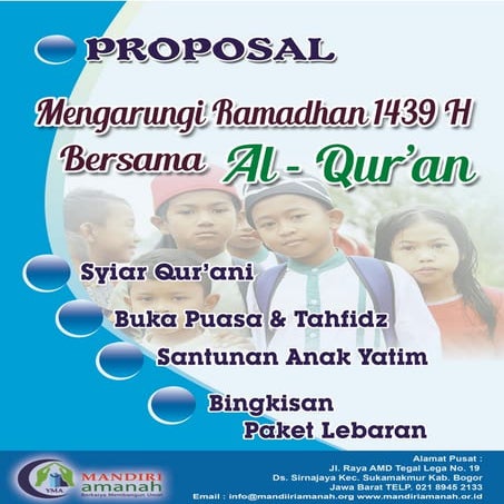 Proposal ramadhan 2018 Mandiri Amanah