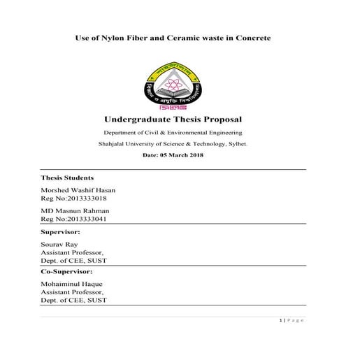 Use of Nylon Fiber and Ceramic waste in Concrete