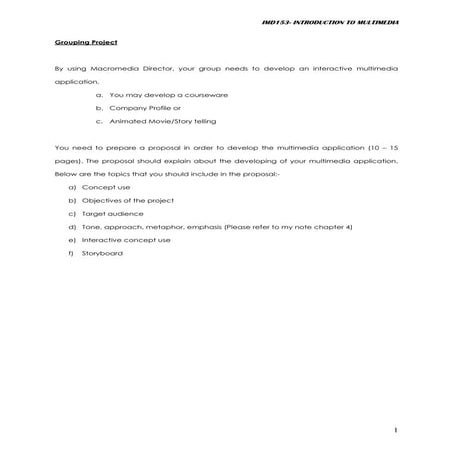 Proposal format | DOC