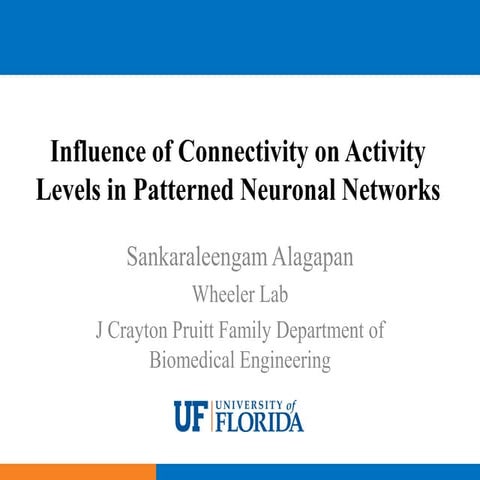 Influence of Connectivity on Activity Levels