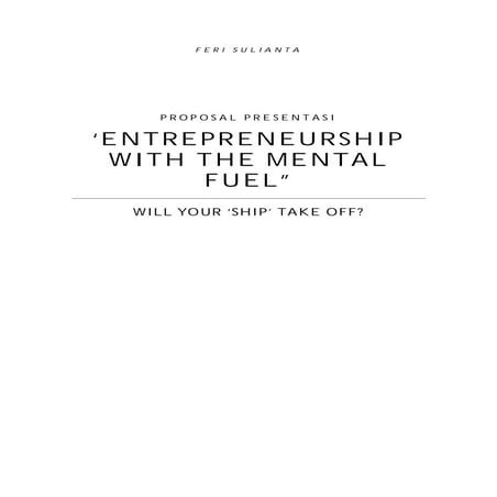 entreprenuership with mental fuel