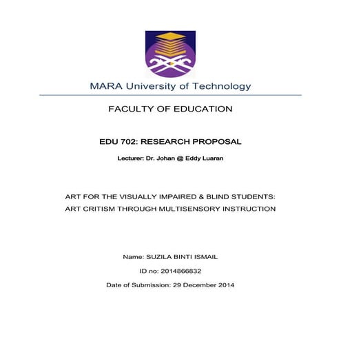 Proposal suzila ismail  proceed