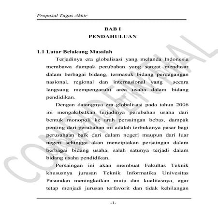 Proposal Tugas Akhir Implementasi .NET