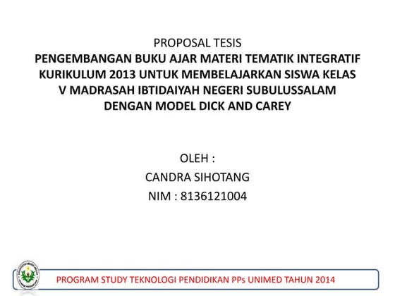PPT skripsi pengembangan model problem based learning pptx | PPT