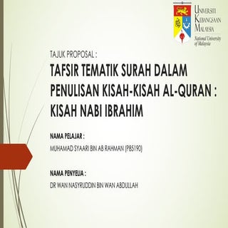 Tafsir Tematik Surah Dalam Penulisa...
