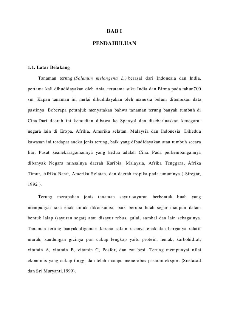 Proposal Yani Terung