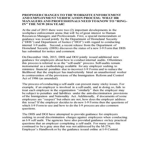 I-9 & E Verify Presentation | PPT