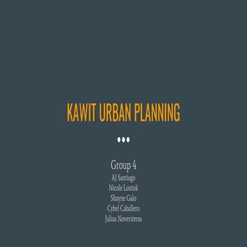 Proposed Garden City Zoning in Kawit, Cavite