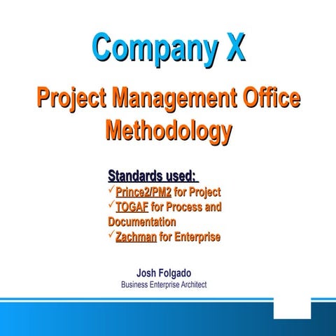 Proposed Project Management Office