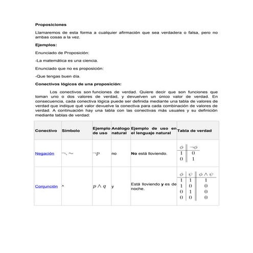 Proposiciones valeska