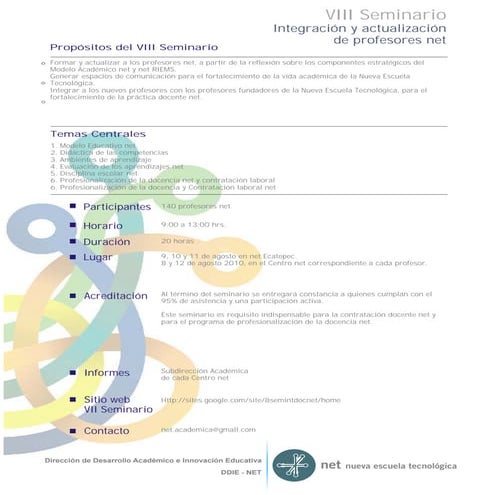 Propositos viii seminario