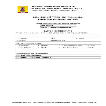 PNE 2011-2020 - MESA REDONDA