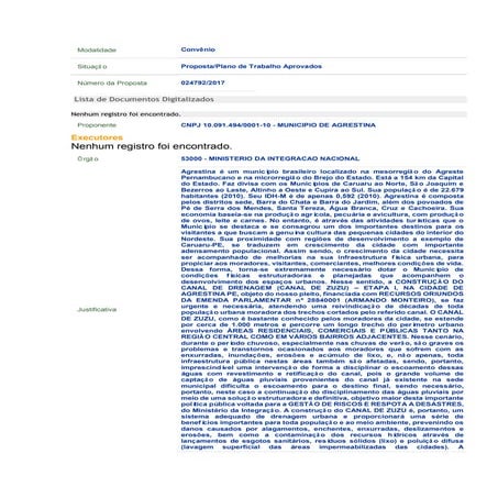 Proposta aprovada    024792 2017 - canal de zuzu - etapa i - agrestina pe