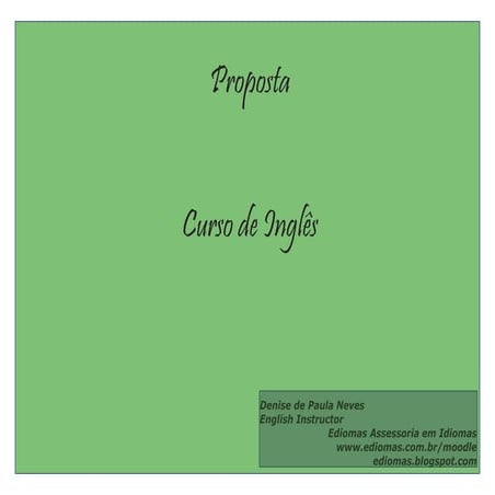 Método do Curso de Inglês