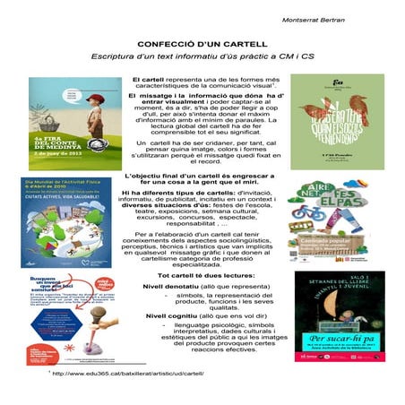 Proposta cartell cm cs