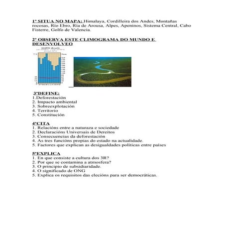 Proposta de examen 3º