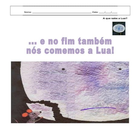 A que sabe a lua actividades | PDF