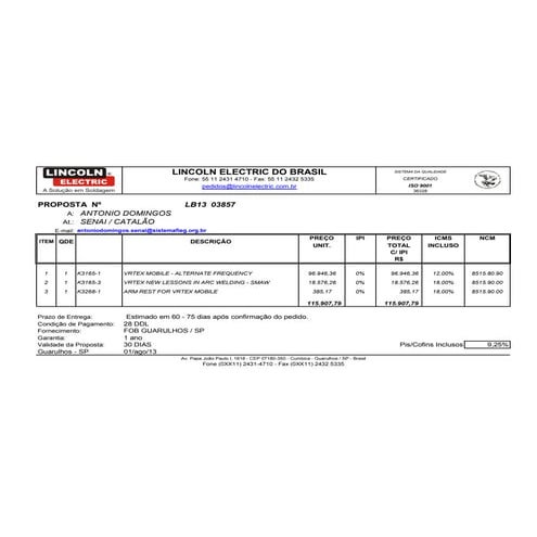 Proposta vrtex mobile