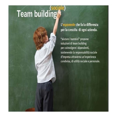 Formazione e Team building