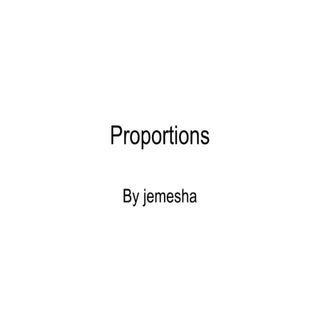 Propotions power points