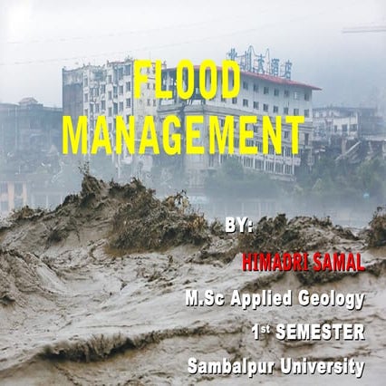 FLOOD MANAGEMENT