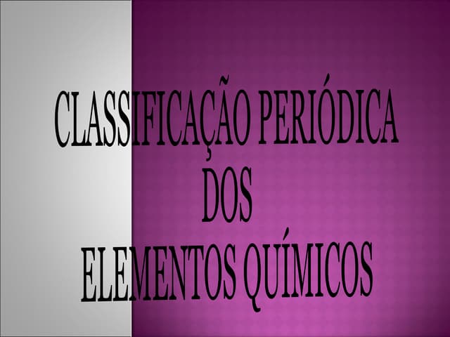 Propriedades periódicas