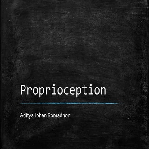 Proprioception