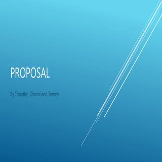 Proposal AND RESEARCH  for music video