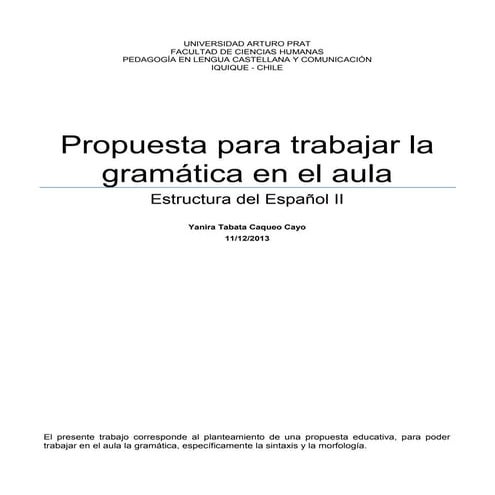 Propuesta
