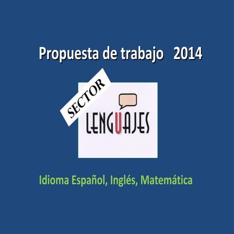 Propuesta 2014 lenguajes final