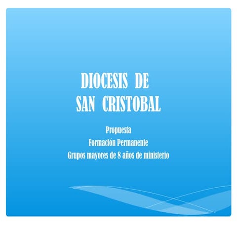 Propuesta de formacion permanente sacerdotal